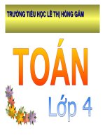 bài giảng toán lớp 4 luyện tập chung