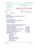 Thiết kế tổ chức thi công hồ chứa nước sông ray