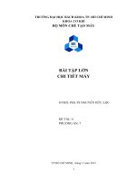 Bài tập lớn chi tiết máy