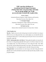 Những thách thức trong hoạt động xuất khẩu của các doanh nghiệp vừa và nhỏ taij