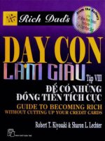 day con làm giàu tập 8 - Robert T.Kiyosaki