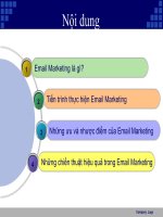ĐỂ TRỞ THÀNH CHUYÊN GIA EMAIL MARKETING MỘT CÁCH DỄ DÀNG NHẤT.