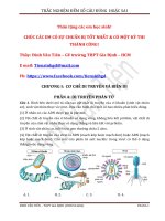 41 CÂU TRẮC NGHIỆM SINH HOC ĐẾM SỐ CÂU ĐÚNG HOẶC SAI