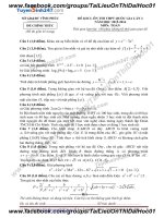 10 đề thi thử các trườngchuyên có lời giải 2016