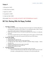 Hướng dẫn sử dụng testlink