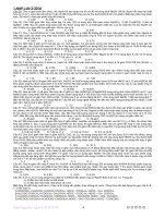 30 câu cuối đề thi thử hóa học