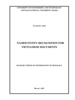 Nhận dạng thực thể có tên trong văn bản tiếng việt