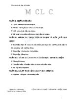 Báo cáo thực tập sư phạm tại Trường Tư thục Mầm non Mây Hồng