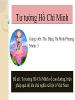 bài thuyết trình tư tưởng hồ chí minh về quá độ xã hội chũ nghĩa