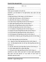 Hợp đồng mua bán căn hộ chung cư theo quy định của pháp luật hiện hành và thực tiễn áp dụng tại công ty sản xuất và thương mại hạ long 