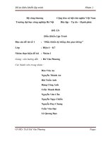 Báo cáo đề tài số 1:  “Điều khiển hệ thống đèn giao thông”