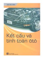 Giáo trình kết cấu và tính toán ôtô  phần 1
