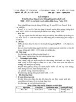 KẾ HOẠCHTriển khai hoạt động truyền thông phòng chống dịch bệnh MER – COV và các bệnh truyền nhiễm khác tháng 7 năm 2015