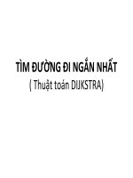 tìm đường đi ngắn nhất  thuật toán Dijkstra