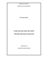 Cô đơn thời gian trong tiểu thuyết nỗi buồn chiến tranh của bảo ninh 