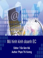 bài giảng thương mại điện tử  chương 2   mô hình kinh doanh EC
