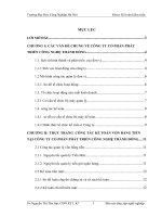 Báo cáo thực tập: Kế toán vốn bằng tiền tại Công ty cổ phần phát triển công nghệ Thành Đồng