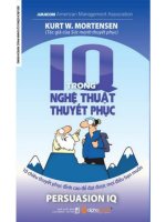 IQ trong nghệ thuật chinh phục   kurt w  mortensen