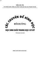 Những định lí và các phương pháp chứng minh quan hệ trong hình học