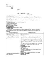 GIÁO ÁN NGỮ VĂN 11 Tiết 84ĐÂY THÔN VĨ DẠ