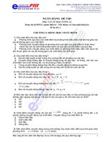 ngân hàng đề thi vật lý a1 