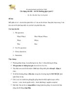 các dạng câu hỏi và trả lời thường gặp trong toeic part 2 (tài liêu free)