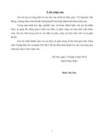 Giải gần đúng phương trình vi phân thường (tóm tắt luận văn) 