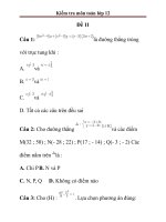 Bộ đề thi toán lớp 12