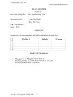 Nghiên cứu ,xây dựng hệ thống điều khiển nhiệt độ cho lò nhiệt 5m3