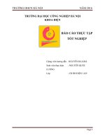 Báo cáo thực tập: Ứng dụng công nghệ mới cho việc cải tạo và nâng cao chất lượng cuộc sống - thiết bị chân không, tự động hóa, thiết bị y tế, dược phẩm ...