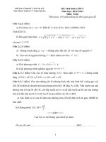 ĐỀ THI HSG LỚP 9  NAM 2012 2013