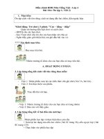 HDH môn tiếng việt 28 Lớp 4 VNEN 2016