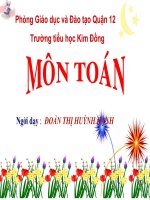 bài giảng toán lớp 4 nhân với số có 3 chữ số