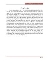 quản lý chuỗi cung ứng của công ty trung nguyên