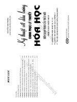 Kỹ thuật vết dầu loang hóa học  Tổng hợp toàn bộ kiến thức Hóa thi DDH (kèm thí nghiệm thực tế)