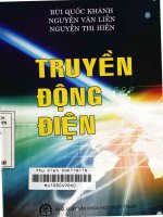 Giáo trình truyền động điện  phần 1   NXB khoa học và kỹ thuật