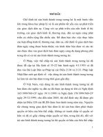 Một số vấn đề về tài sản thế chấp được hình thành trong tương lai 