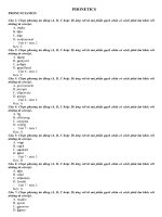 đề cương ôn thi tiếng anh 9 hk2