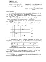 KIỂM TRA KHẢO sát bồi DƯỠNG học SINH chỉnh lại đáp án