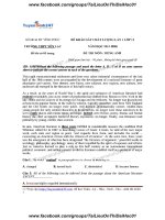 de thi thu thpt quoc gia mon tieng anh truong thpt yen lac lan 1 nam 2016