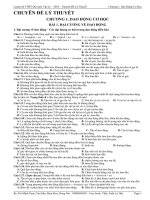 Chuyên đề lý thuyết môn lý luyện thi đại học chương dao động cơ học