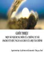 Tài liệu tập huấn chính sách thuế năm 2014