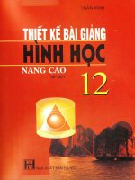 Thiết kế bài giảng hình học 12 nâng cao tập 1  NXB hà nội 2008 