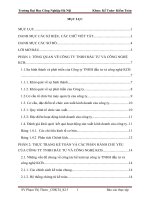 THỰC TRẠNG KẾ TOÁN VÀ CÁC PHẦN HÀNH CHỦ YẾU CỦA CÔNG TY TNHH ĐẦU TƯ VÀ CÔNG NGHỆ KCB