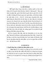 Bài tập học kỳ luật dân sự