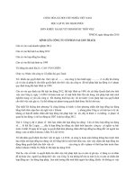 CỘNG hòa xã hội CHỦ NGHĨA VIỆT NAM 