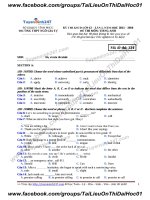 de thi thu thpt quoc gia mon tieng anh truong thpt ngo gia tu 2016