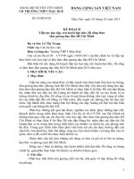 KẾ HOẠCHTiếp tục học tập, rèn luyện đạo đức, lối sống theotấm gương đạo đức Hồ Chí Minh