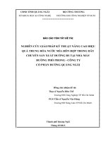 NGHIÊN cứu GIẢI PHÁP kỹ THUẬT NÂNG CAO HIỆU QUẢ TRUNG hòa nước mía hỗn hợp TRONG dây CHUYỀN sản XUẤT ĐƯỜNG RS tại NHÀ máy ĐƯỜNG PHỔ PHONG   CÔNG TY cổ PHẦN ĐƯỜNG QUẢNG NGÃI vụ PHÒNG TRÁN 
