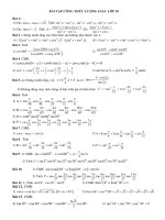 Bài tập công thức giá trị lượng giác lớp 10